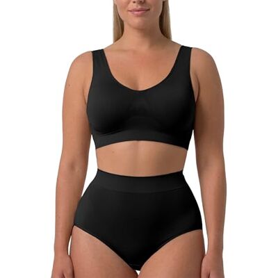 Risalti Reggiseno Senza Ferretto Modellante Reggiseno Contenitivo Donna Senza Cuciture, Microfibra Elasticizzata, Spalla Larga, Brassiere Donna Comoda, Intimo Seamless Made in Italy Risalti Reggiseno Senza Ferretto Modellante Reggiseno Contenitivo Donna Senza Cuciture, Microfibra Elasticizzata, Spalla Larga, Brassiere Donna Comoda, Intimo Seamless Made in Italy