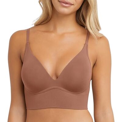 Maidenform M Seamless Lift Bralette, Longline Wireless Bras, Convertible Tank-Style Bralette Reggiseno Donna (Pacco da 1) Maidenform M Seamless Lift Bralette, Longline Wireless Bras, Convertible Tank-Style Bralette Reggiseno Donna (Pacco da 1)