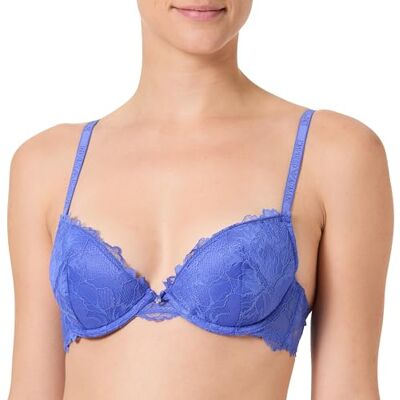 Emporio Armani Donna Eternal Lace Push Up Reggiseno Rimovibile Imbottiture Blu 34, Lapis Floreale, 34 / A Emporio Armani Donna Eternal Lace Push Up Reggiseno Rimovibile Imbottiture Blu 34, Lapis Floreale, 34 / A