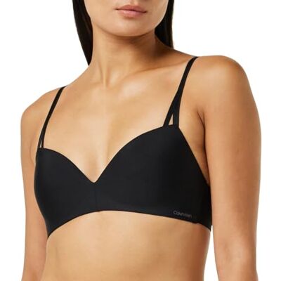 Calvin Klein Donna Reggiseno a Mezza Coppa Lift Elasticizzato, Nero (Black), 1B Calvin Klein Donna Reggiseno a Mezza Coppa Lift Elasticizzato, Nero (Black), 1B