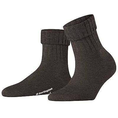 Burlington Plymouth W So lana tinta unita 1 paio, Calzini Donna, Marrone Dark Brown 5235, 36-41 Burlington Plymouth W So lana tinta unita 1 paio, Calzini Donna, Marrone Dark Brown 5235, 36-41
