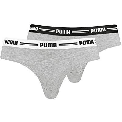 Puma Cotton Modal Brazilian Women's Underwear (2 Pack) Perizoma Mutandine Donna (Pacco da 2) Puma Cotton Modal Brazilian Women's Underwear (2 Pack) Perizoma Mutandine Donna (Pacco da 2)