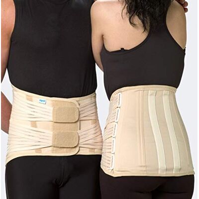 TIELLE CAMP Corsetto lombosacrale Camp One con rinforzi e 4 tiranti Medium, Donna TIELLE CAMP Corsetto lombosacrale Camp One con rinforzi e 4 tiranti Medium, Donna