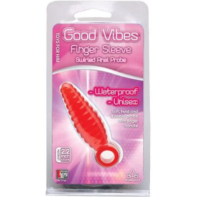 DREAM TOYS Cuneo "Anal Finger" Rosso Good Vibes DREAM TOYS Cuneo "Anal Finger" Rosso Good Vibes