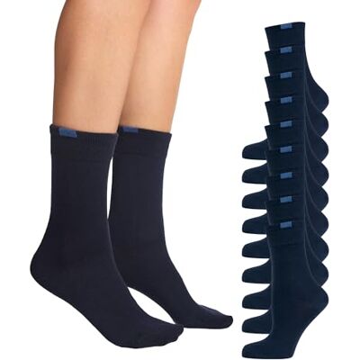 Nur Die I calzini in maglia da donna si adattano perfettamente, confezione 1x9, taglia 38 (taglia del produttore 35-38), blu (marittimo 190) Nur Die I calzini in maglia da donna si adattano perfettamente, confezione 1x9, taglia 38 (taglia del produttore 35-38), blu (marittimo 190)