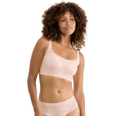 Sloggi Zero Feel Bliss Top T Shirt Bra, Puff Pink, XXL Donna Sloggi Zero Feel Bliss Top T Shirt Bra, Puff Pink, XXL Donna