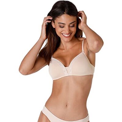 Lovable Reggiseno Balconette Senza Ferretto in Microfibra Coppe Leggermente Imbottite Comfort Invisibile sotto Abiti Intimo Sensual Touch Donna, Skin, 36 / 4B Lovable Reggiseno Balconette Senza Ferretto in Microfibra Coppe Leggermente Imbottite Comfort Invisibile sotto Abiti Intimo Sensual Touch Donna, Skin, 36 / 4B