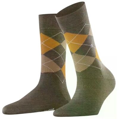 Burlington Melange Marylebone W So lana fantasia 1 paio, Calzini Donna, Verde Amber Gree 7590, 36-41 Burlington Melange Marylebone W So lana fantasia 1 paio, Calzini Donna, Verde Amber Gree 7590, 36-41