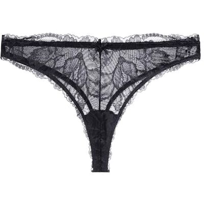 Dorina Perfect Lace Thong – Tanga Leggerissimo Effetto Seconda Pelle, Fascia Liscia e Taglio Invisibile per Il Comfort Quotidiano, Nero Dorina Perfect Lace Thong – Tanga Leggerissimo Effetto Seconda Pelle, Fascia Liscia e Taglio Invisibile per Il Comfort Quotidiano, Nero