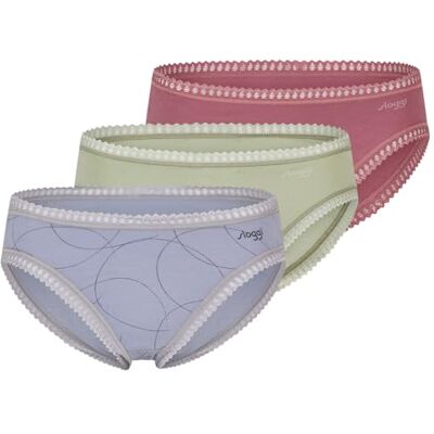 Sloggi Go Crush Hipster C3p Slip, Multiple Colours 8, XL (Pacco da 3) Donna Sloggi Go Crush Hipster C3p Slip, Multiple Colours 8, XL (Pacco da 3) Donna