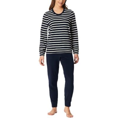 Schiesser Damen Schlafanzug Lang Frottee Warm Kuschelig Wohlfühlen Nightwear Set di Pigiama Donna Schiesser Damen Schlafanzug Lang Frottee Warm Kuschelig Wohlfühlen Nightwear Set di Pigiama Donna