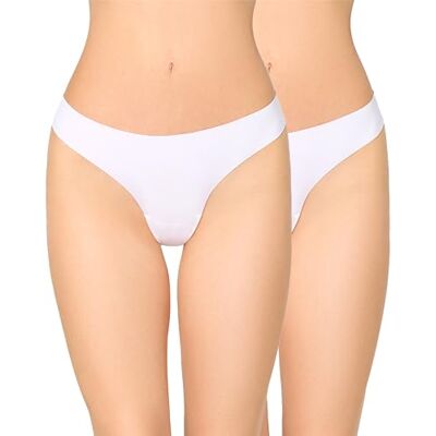 Nur Die String 2er-Pack Invisible – Nahtlose Strings aus Ultraleichter Mikrofaser Unsichtbar & Seamless Tanga Slip a Tanga Donna (Pacco da 2) Nur Die String 2er-Pack Invisible – Nahtlose Strings aus Ultraleichter Mikrofaser Unsichtbar & Seamless Tanga Slip a Tanga Donna (Pacco da 2)