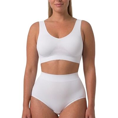 Risalti Reggiseno Senza Ferretto Modellante Reggiseno Contenitivo Donna Senza Cuciture, Microfibra Elasticizzata, Spalla Larga, Brassiere Donna Comoda, Intimo Seamless Made in Italy Risalti Reggiseno Senza Ferretto Modellante Reggiseno Contenitivo Donna Senza Cuciture, Microfibra Elasticizzata, Spalla Larga, Brassiere Donna Comoda, Intimo Seamless Made in Italy