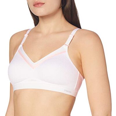 Triumph Donna Free Motion N EX, Sports bra non-wired, WHITE, 6C Triumph Donna Free Motion N EX, Sports bra non-wired, WHITE, 6C
