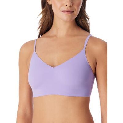 Schiesser Bustier da Donna Senza Cuciture Spalline Sottili con Cuscinetti Rimovibili Invisible Soft Schiesser Bustier da Donna Senza Cuciture Spalline Sottili con Cuscinetti Rimovibili Invisible Soft