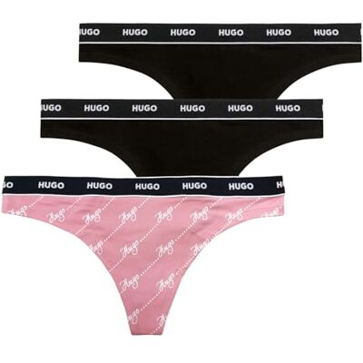 HUGO Triplet Thong Design 10272521 Perizoma Donna HUGO Triplet Thong Design 10272521 Perizoma Donna