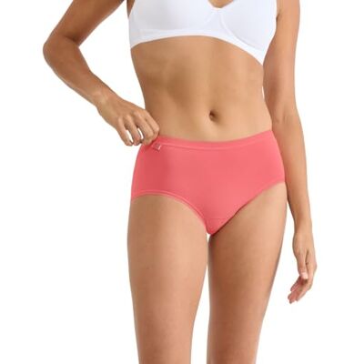 Sloggi Women's Basic+ Midi C4P Slip da Donna, Colore Rosso, Confezione da 4 Pezzi Sloggi Women's Basic+ Midi C4P Slip da Donna, Colore Rosso, Confezione da 4 Pezzi