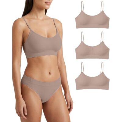 Risalti Reggiseno Senza Ferretto Spalla Stretta 3 pz Bralette Donna Senza Cuciture ed Etichette, Reggiseno Donna in Microfibra Elasticizzata, Brassiere, Top Morbido, Intimo Made in Italy Risalti Reggiseno Senza Ferretto Spalla Stretta 3 pz Bralette Donna Senza Cuciture ed Etichette, Reggiseno Donna in Microfibra Elasticizzata, Brassiere, Top Morbido, Intimo Made in Italy