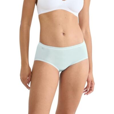 Sloggi Women's Basic + Midi C4P Briefs, Sea Blue Light Combination, 48 (Confezione da 4) Sloggi Women's Basic + Midi C4P Briefs, Sea Blue Light Combination, 48 (Confezione da 4)