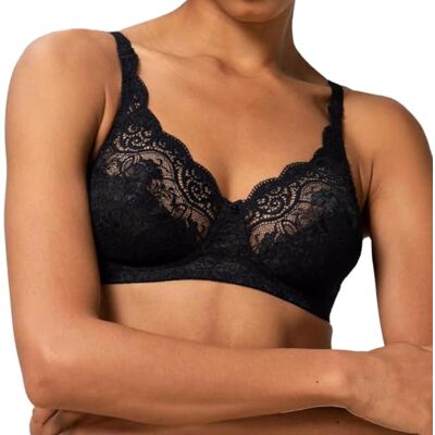 Triumph Donna Amourette 300 N X, Non-wired bra, BLACK, 1D Triumph Donna Amourette 300 N X, Non-wired bra, BLACK, 1D