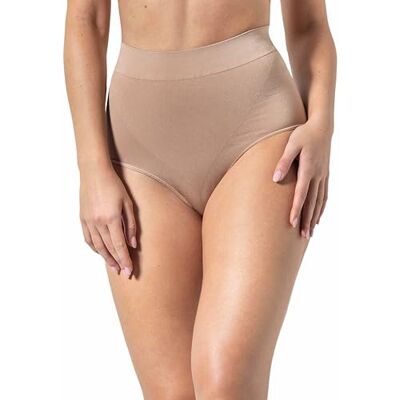 Risalti Slip Modellante Donna Pancia Piatta Mutande Contenitive, Slip Vita Alta Senza Cuciture ed Etichette Made in Italy Risalti Slip Modellante Donna Pancia Piatta Mutande Contenitive, Slip Vita Alta Senza Cuciture ed Etichette Made in Italy