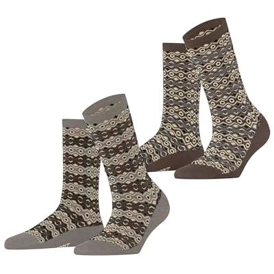 Esprit donna Scandinavian 2-Pack calzini cotone traspirante Esprit donna Scandinavian 2-Pack calzini cotone traspirante