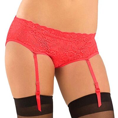 Demon House Rene Rofe S/M, colore: rosso-Giarrettiera Lush-Mutande, Spider Demon House Rene Rofe S/M, colore: rosso-Giarrettiera Lush-Mutande, Spider