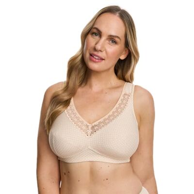 Susa Reggiseno Senza Ferretto Print, , Stampa Beige Puro, 100E Susa Reggiseno Senza Ferretto Print, , Stampa Beige Puro, 100E