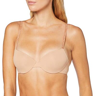 Emporio Armani Invisible Bra Basic Bonding Microfiber, Reggiseno con Coppe Modellate Donna, Rosa (Nude Pink), 38C Emporio Armani Invisible Bra Basic Bonding Microfiber, Reggiseno con Coppe Modellate Donna, Rosa (Nude Pink), 38C