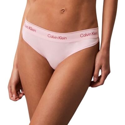 Calvin Klein Donna Perizoma Thong Elasticizzato, Rosa (Potpourri), XL Calvin Klein Donna Perizoma Thong Elasticizzato, Rosa (Potpourri), XL