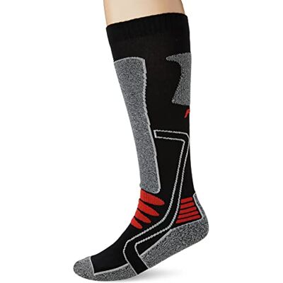 Flite F Lite, Calzini da motocilista Uomo, Multicolore (Schwarz/Rot), 39-42 Flite F Lite, Calzini da motocilista Uomo, Multicolore (Schwarz/Rot), 39-42