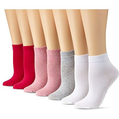 Camano Piedini da donna (confezione da 7), Rosa melange, 39-42 Camano Piedini da donna (confezione da 7), Rosa melange, 39-42
