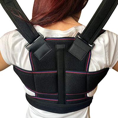 SOLES 70 Corsetto Posturex, Nero, Taglia unica Unisex-Adulto SOLES 70 Corsetto Posturex, Nero, Taglia unica Unisex-Adulto