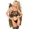 Penthouse Lingerie Sex Dealer Bodystocking, Black, S-L Women's