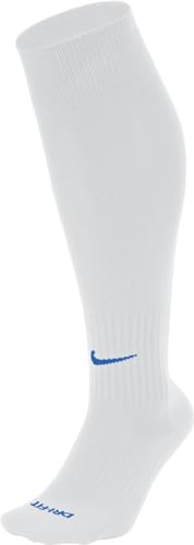 Nike Classic II Cushion OTC, Calze Unisex-Adulto, Bianco (White/Royal Blue), X-Small