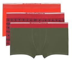 Diesel Umbx-damienthreepack, Boxer Uomo, Multicolore (E6485-0qfae), L (Pacco da 3)