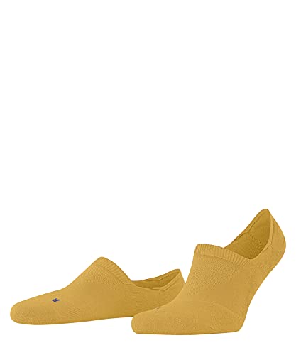 Falke Cool Kick Invisible traspiranti tinta unita 1 paio, Calzini fantasmini Unisex Adulto, Giallo (Hot Ray 1282), 37-38