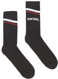 Diesel Skm-ray, Calzini Uomo, Nero (Nero Bianco Rosso), S Tall