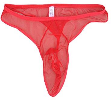 Es Uomo Da Slip Sexy Pizzo Sissy Tanga Briefs Slip Intimo Trasparente Underwear Multicolore