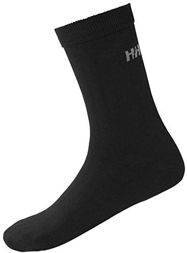 Helly Hansen Unisex Calzino In Cotone Everyday 3PK, 42-44, Nero