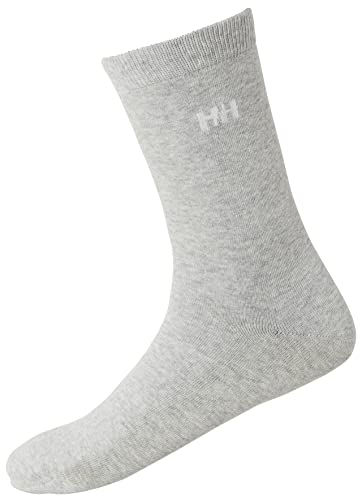 Helly Hansen Unisex Calzino In Cotone Everyday 3PK, 36-38, Grigio Melange