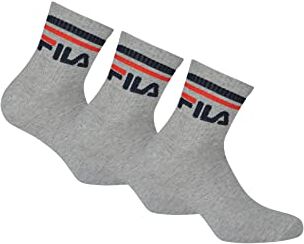 Fila Unisex, Calze Adulto, Grigio (Grey), 43-46