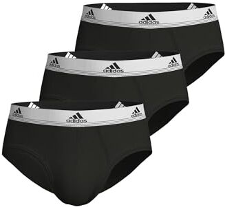 Adidas Multipack Slip (3pk) , Boxer a pantaloncino Uomo, Nero 1, M