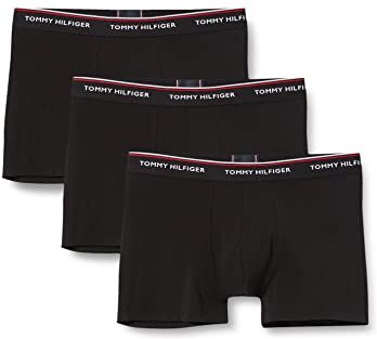 Tommy Hilfiger Pantaloncino Boxer Uomo Confezione da 3 Intimo, Nero (Black), XXL