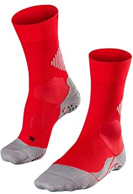 Falke 4GRIP Stabilizing, Calzini Unisex Adulto, Sintetico, Rosso (Scarlet 8070), 35-36 pacco da 1