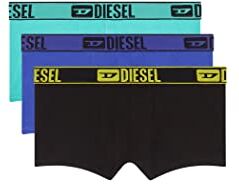 Diesel Umbx-damienthreepack, Boxer Uomo, Multicolore (E6575-0hiaw), XXL (Pacco da 3)