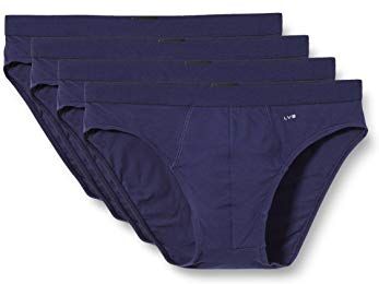 LOVABLE LVB Slip Multipack Uomo x4, Blu per 4, 7/XXL