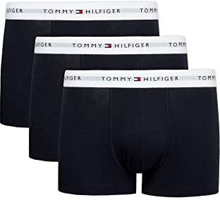 Tommy Hilfiger Pantaloncino Boxer Uomo Confezione da 3 Intimo, Blu (Desert Sky/Desert Sky/Desert Sky), M