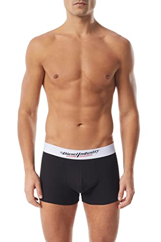 Diesel Umbx-damienthreepack, Boxer Uomo, Nero (E4101-0jfac), XXL (Pacco da 3)