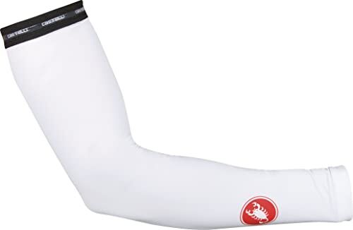 CASTELLI -001 UPF 50 + LIGHT ARM SLEEVES WHITE Scaldamuscoli L